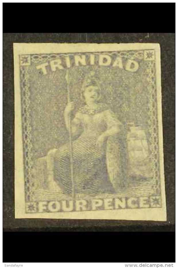 1859 4d Grey-lilac, SG 25, Very Fine Mint With Four Good To Large Margins. For More Images, Please Visit... - Trindad & Tobago (...-1961)