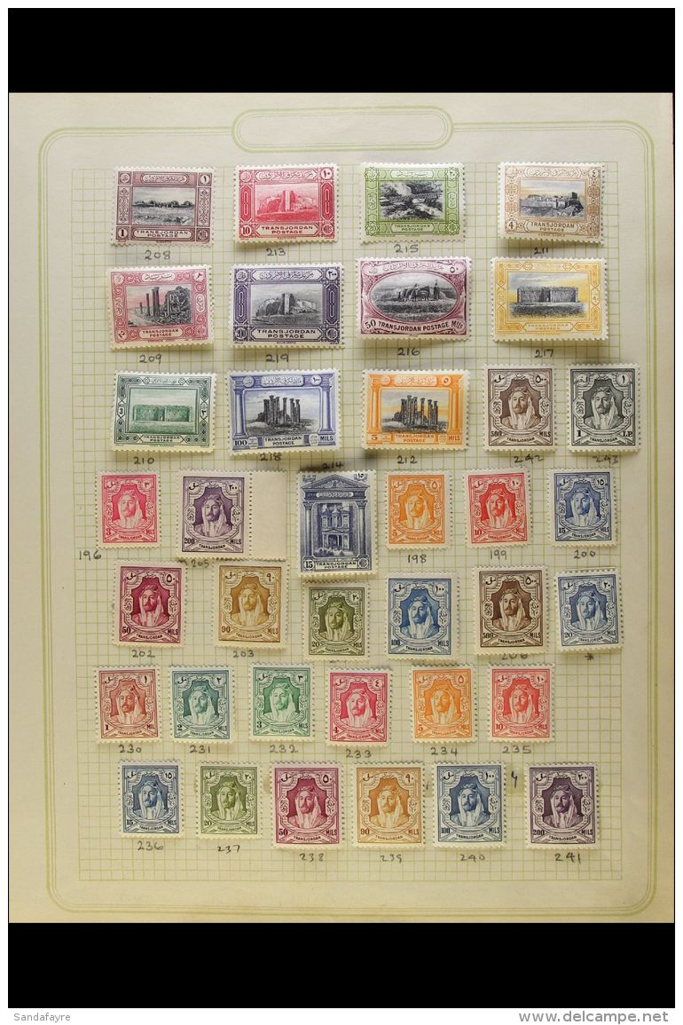 1920-1946 VERY FINE MINT All Different Collection. With 1920 Range To 20p; 1924 (Sept-Nov)range To 5p; 1925 (Aug)... - Jordanien