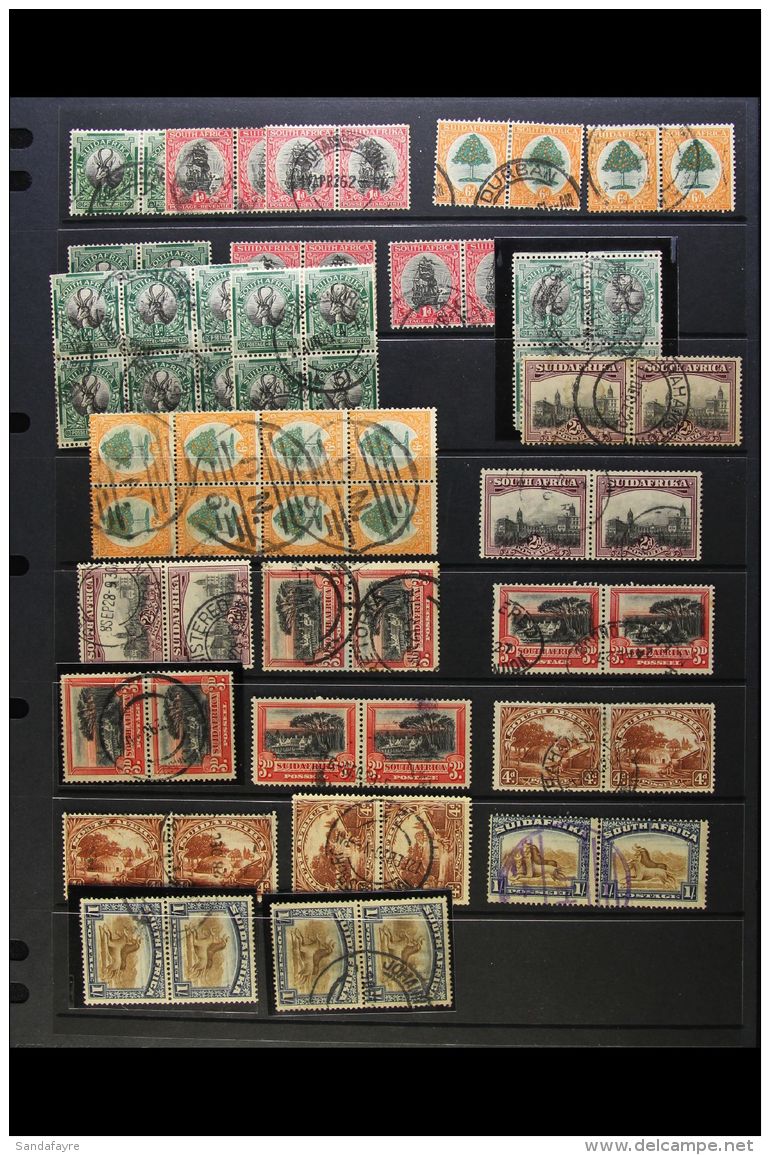 1926-1960 EXTENSIVE USED ASSEMBLY With Many Of The Stamps In "correct Units" For Example: 1926-27 &frac12;d Perf... - Sin Clasificación