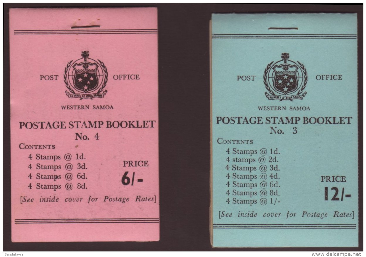 1962 Complete Stamp Books, SG SB 9/10, Very Fine (2 Books) For More Images, Please Visit... - Samoa