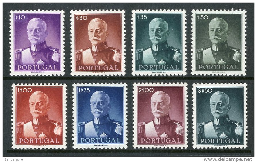 1945 President Carmona Set Complete, SG 977/84, Superb NHM. (8 Stamps) For More Images, Please Visit... - Altri & Non Classificati