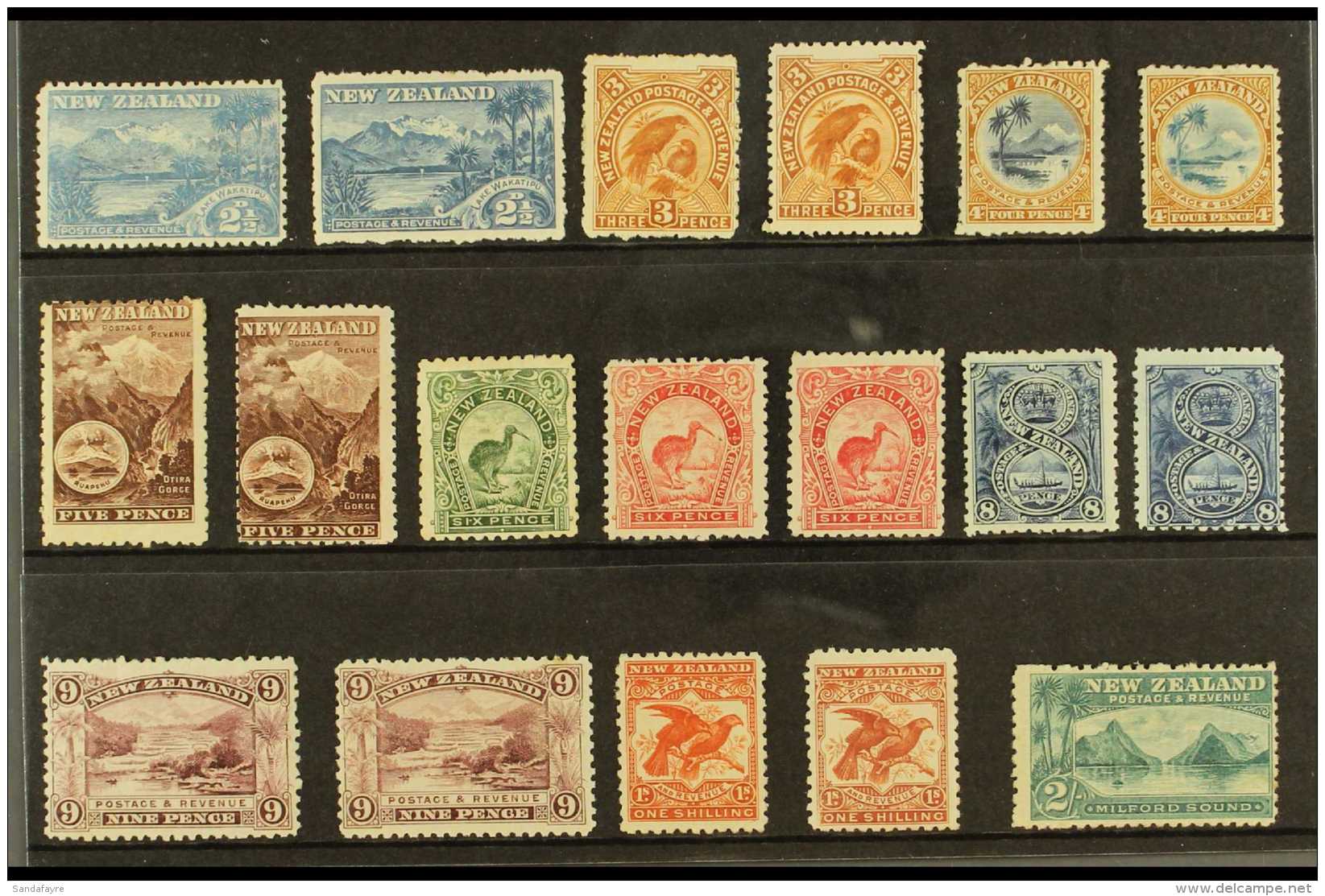 1899-1903 Pictorial Definitives No Wmk, Perf 11 Issue. The Complete Set To 2s Plus Additional Listed Shades Of The... - Altri & Non Classificati