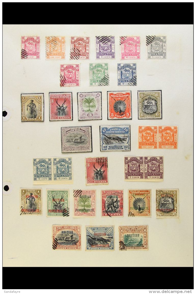 MALAYSIA, MALAYAN STATES &amp; AREAS 1880's-1970's MINT &amp; USED COLLECTION On Leaves, Inc Brunei 1947-51 To $5... - Sonstige & Ohne Zuordnung