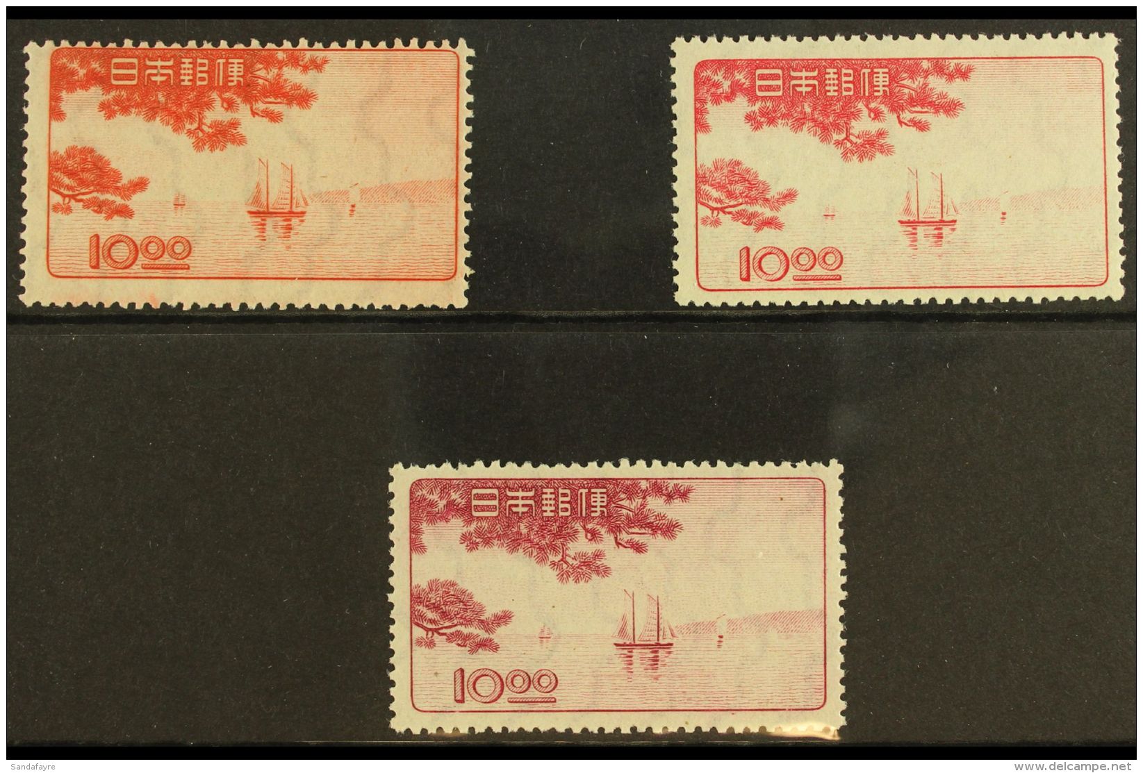 1949 Exhibitions Set, SG 522/24, Never Hinged Mint (3 Stamps) For More Images, Please Visit... - Sonstige & Ohne Zuordnung