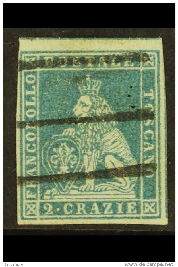 TUSCANY 1851 2cr Grey Blue On Grey, Sass 5, Superb Used With Large To Huge Margins, Neat Cancel. Cat &euro;225... - Unclassified