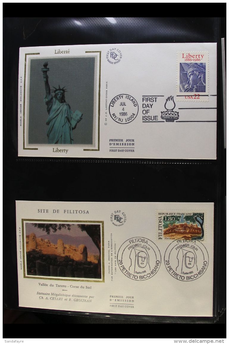 1983-1995 FIRST DAY COVERS. A Comprehensive Collection Of All Different Illustrated Unaddressed First Day Covers... - Andere & Zonder Classificatie