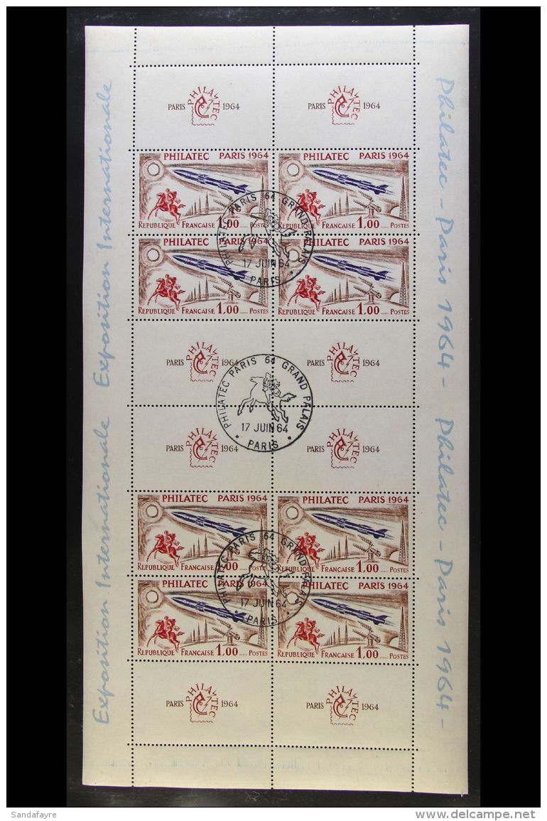 1964 PHILATEC Exhibition Mini-sheet (Yvert Block 6, SG MS1651a), Very Fine Cds Used. For More Images, Please Visit... - Altri & Non Classificati