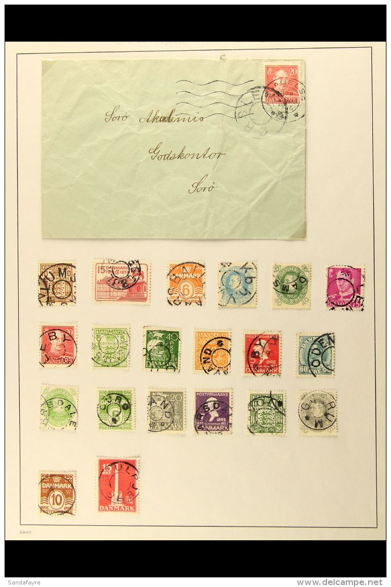 CHOICE CANCELLATIONS. An Album Page With Stamps Selected For Pretty Undated, Double- Ring 'socked On The Nose'... - Altri & Non Classificati