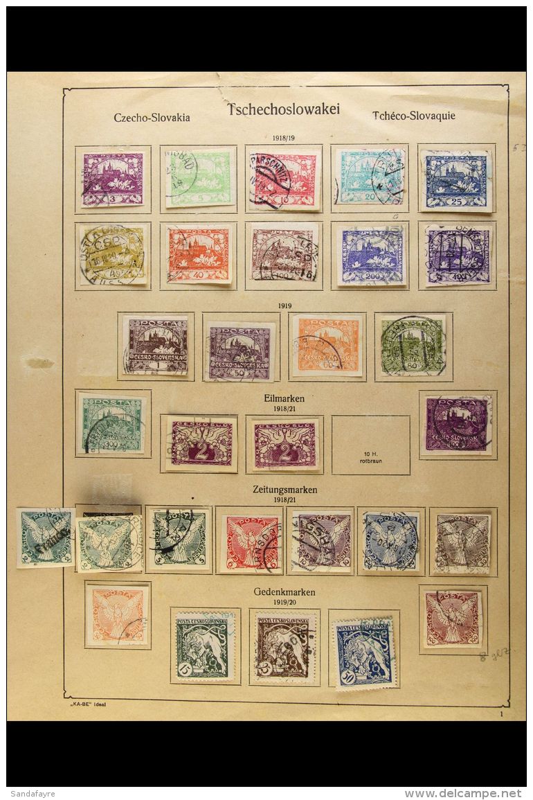 1918-1966 ATTRACTIVE COLLECTION On Leaves, Some Mint But Mostly Used Stamps, Inc 1918-20 Castles, 1919 Overprints,... - Otros & Sin Clasificación