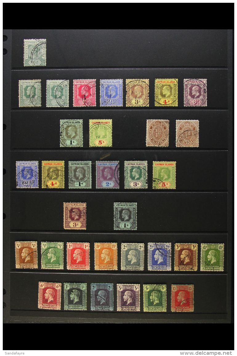 1900-1935 USED COLLECTION A Most Useful Collection With Higher Values, Multiples &amp; Postmark Interest Presented... - Kaaiman Eilanden