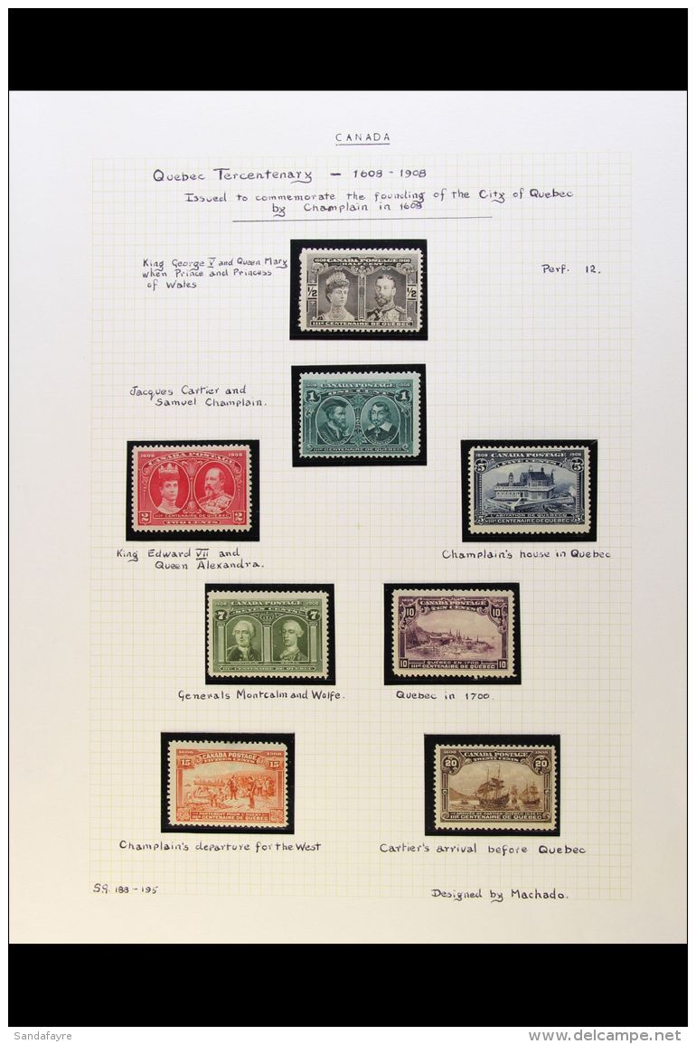 1903-12 INTERESTING KEVII COLLECTION A Most Interesting Mint &amp; Used Collection With Postal History And A... - Other & Unclassified