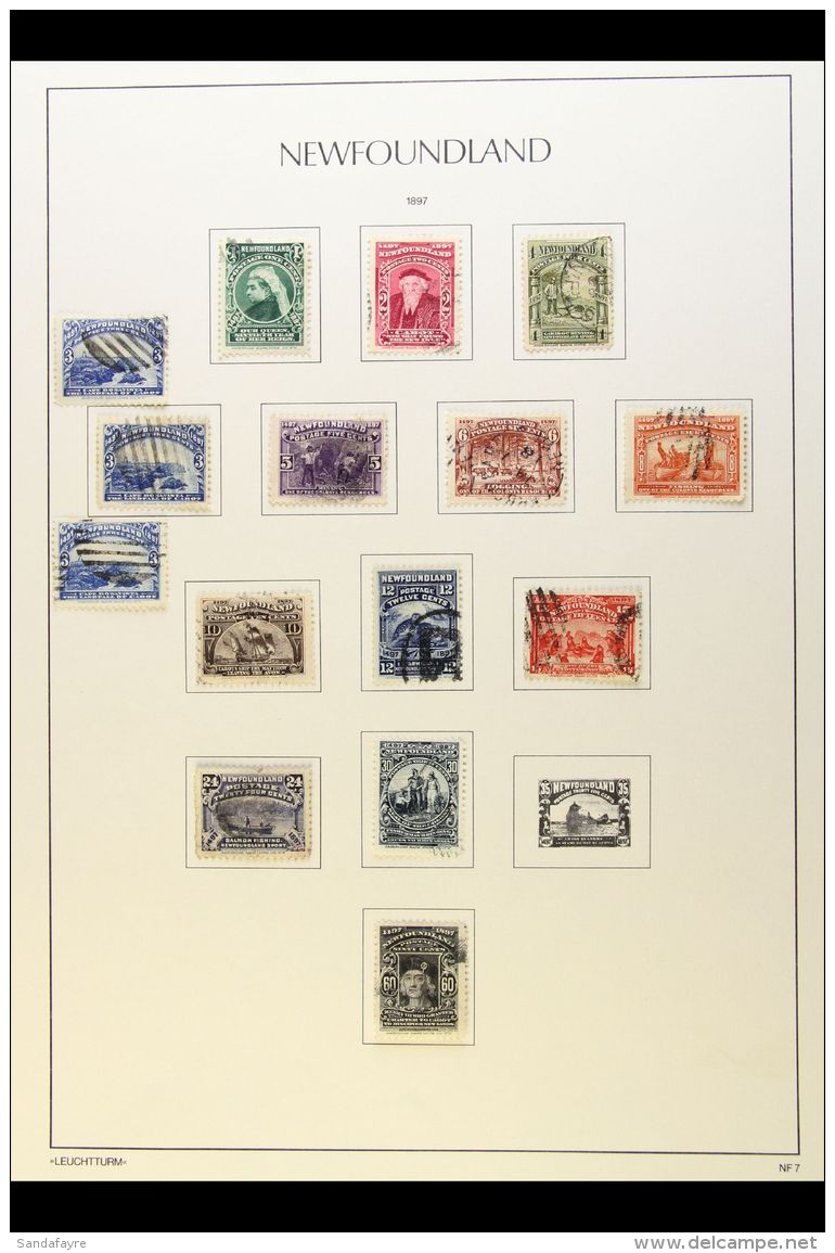1897-1947 USED COLLECTION CAT &pound;2200+ Neatly Presented On Printed Pages. Includes 1897 Discovery Set Less... - Otros & Sin Clasificación