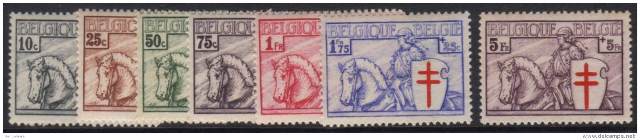 1934 Anti-TB Fund Complete Set COB 394/400, Never Hinged Mint. (7 Stamps) For More Images, Please Visit... - Altri & Non Classificati