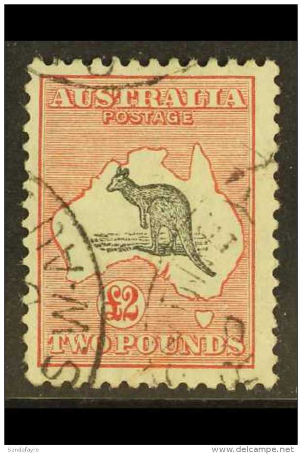 1931-36 &pound;2 Black &amp; Rose Roo, SG 138, Fine Used. For More Images, Please Visit... - Altri & Non Classificati