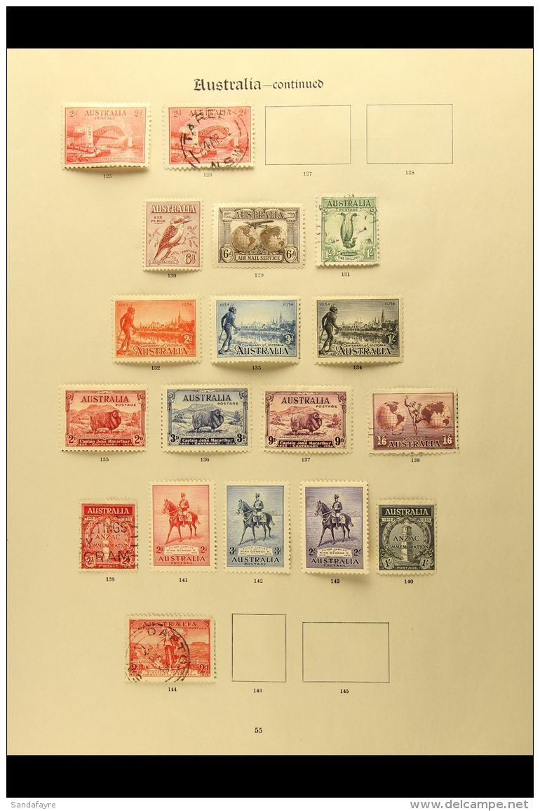 1913-1936 COLLECTION ON "NEW IMPERIAL" LEAVES All Different Mint Or Used. Note Roos Range To 5s Used, Plus 5d Perf... - Otros & Sin Clasificación