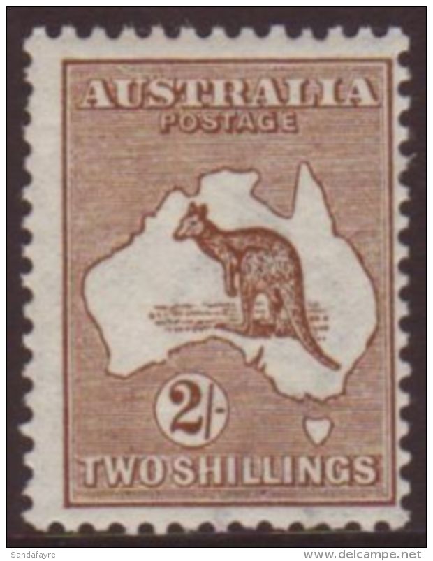 1913 2s Brown Kangaroo, SG 12,  Very Fine Mint, Good Colour And Perfs, Centered To Right. For More Images, Please... - Otros & Sin Clasificación