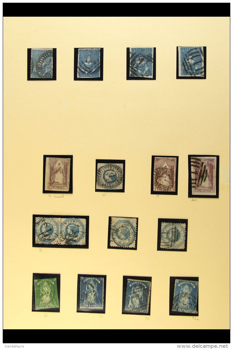 VICTORIA 1850-85 USED COLLECTION - Good Looking Basic Lot With A Number Of Better Stamps Seen, We See 1850 3d With... - Otros & Sin Clasificación