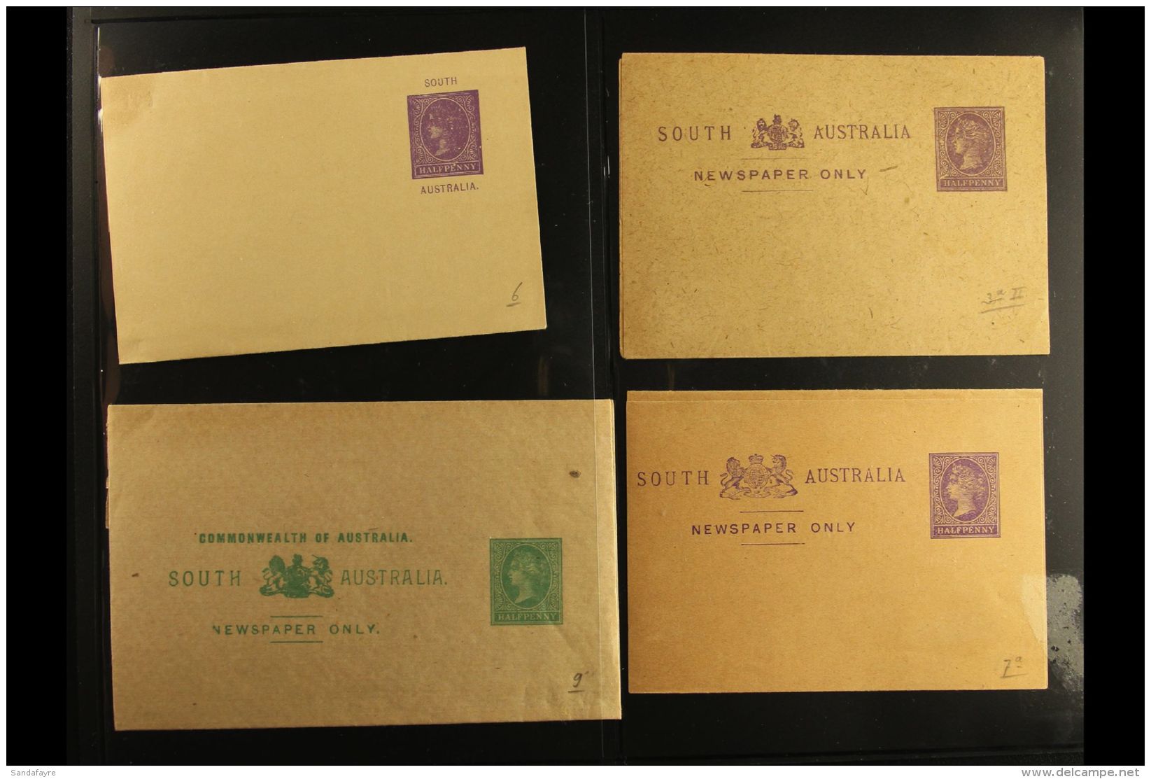 SOUTH AUSTRALIA POSTAL STATIONERY 1880's-1900's All Different Unused Collection Of Postal Cards Inc Illustrated... - Otros & Sin Clasificación