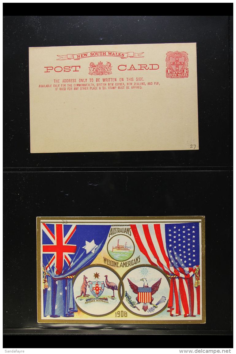 NEW SOUTH WALES POSTAL STATIONERY 1877-1908 Very Fine Unused All Different Collection Of POSTAL CARDS. Strongly... - Andere & Zonder Classificatie