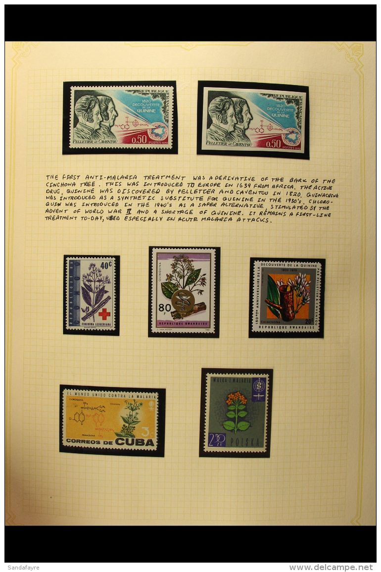 MEDICINE - MALARIA ERADICATION Never Hinged Mint Collection Of Worldwide Sets And Miniature Sheets, Chiefly Early... - Sin Clasificación