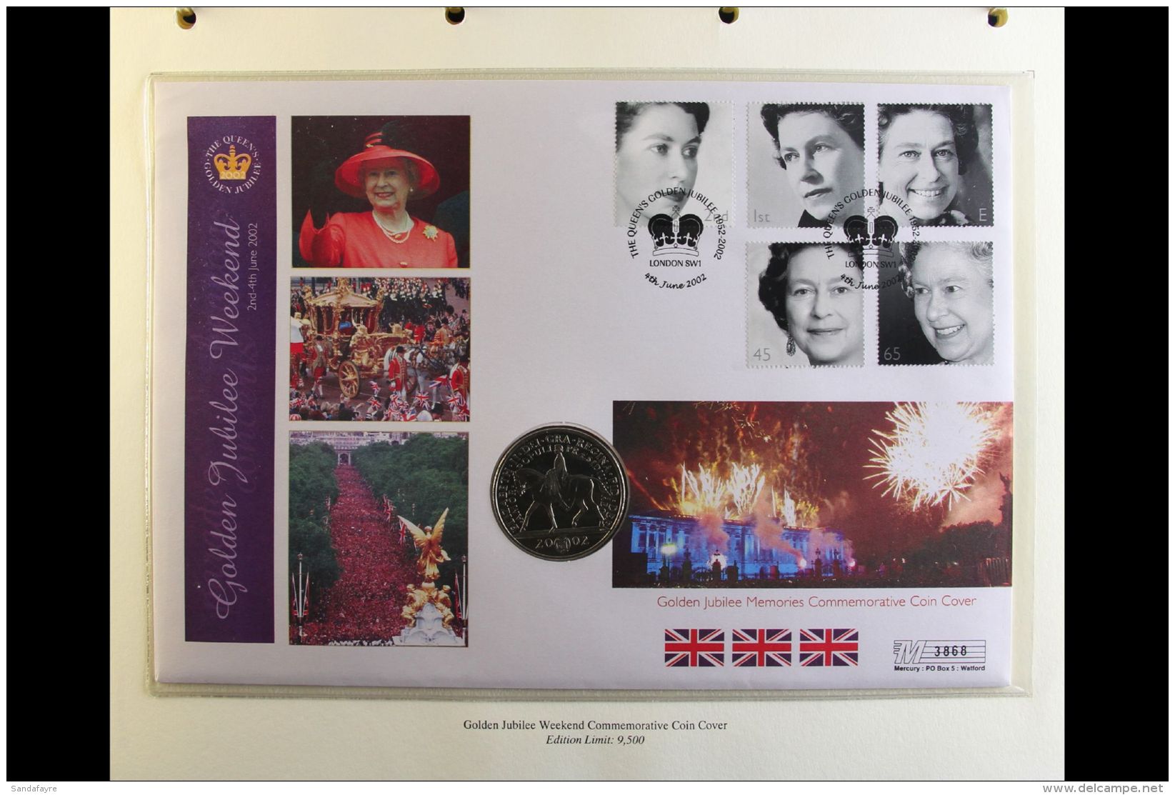 2002 QEII GOLDEN JUBILEE Superb Great Britain And Commonwealth Collection In Three Special Albums - First Day And... - Zonder Classificatie