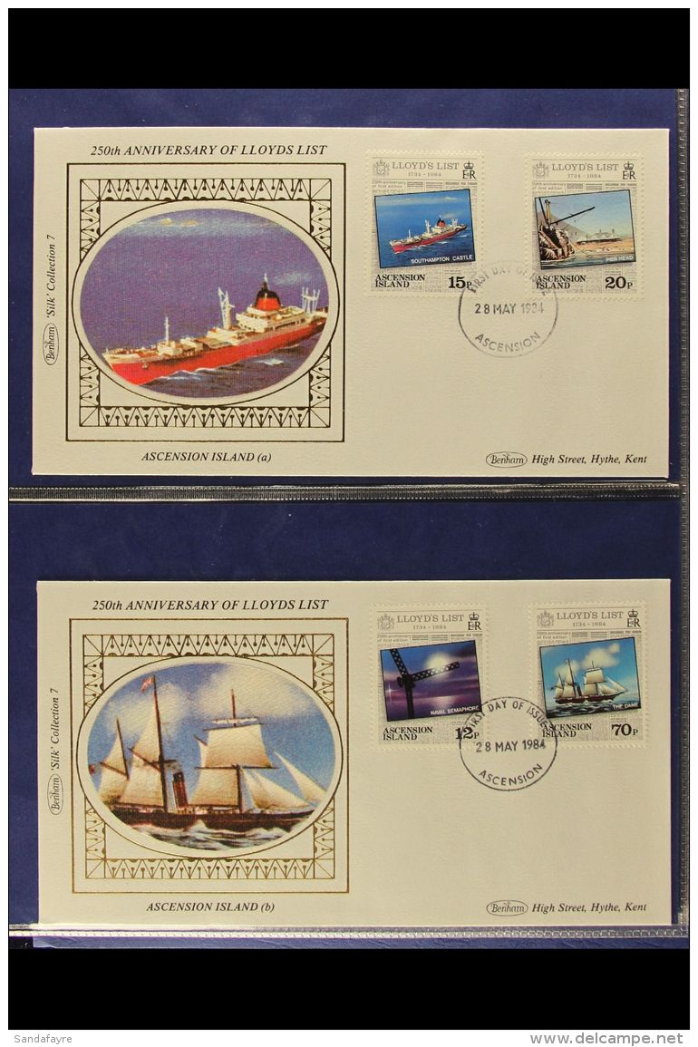 1984 LLOYDS LIST 250TH ANNIVERSARY Limited Edition Collection Of British Commonwealth BENHAM SMALL "SILK" First... - Sin Clasificación