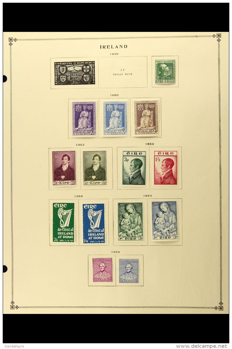 BRITISH EUROPE Including Middle East And Great Britain, A 1949-55 All Different Fine Mint Collection On Printed... - Otros & Sin Clasificación