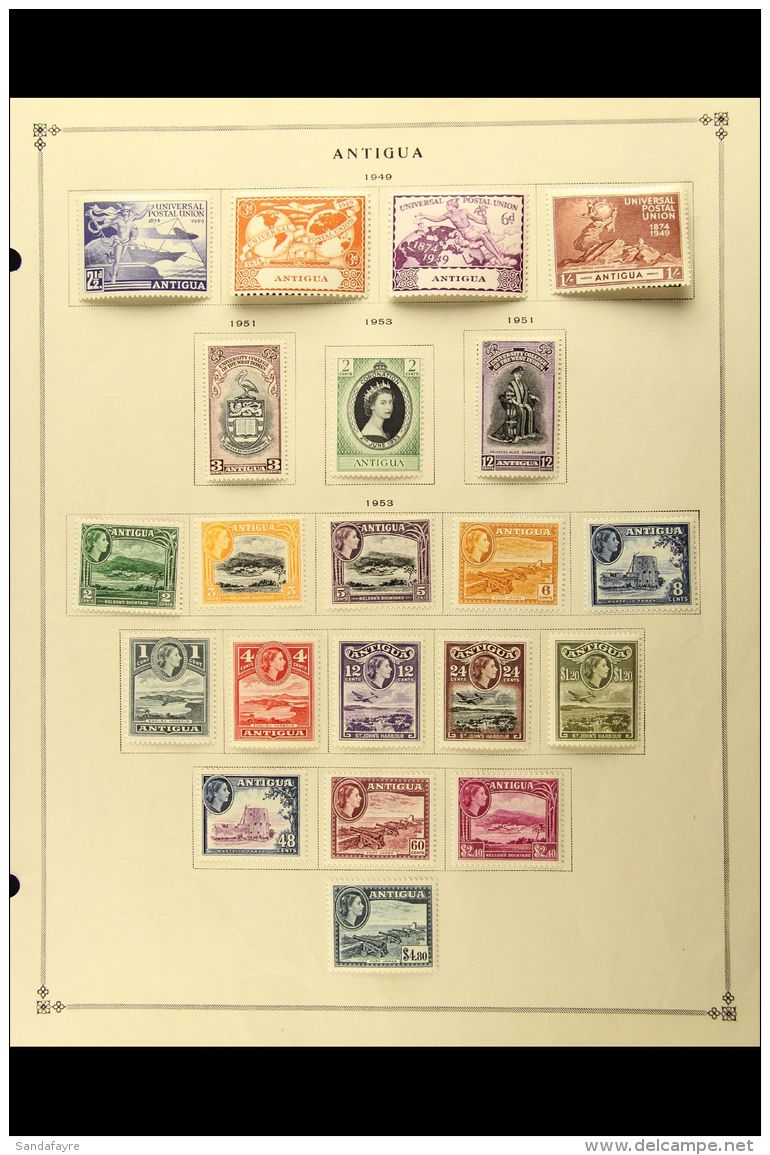 BRITISH WEST INDIES 1949-55 All Different Fine Mint Collection On Printed Album Pages, Includes Good Sections Of... - Otros & Sin Clasificación