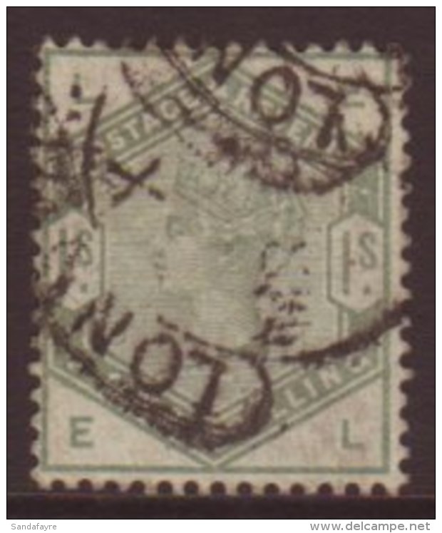 1883 1s Dull Green, SG 196, Good Colour, Fine Used. For More Images, Please Visit... - Sonstige & Ohne Zuordnung