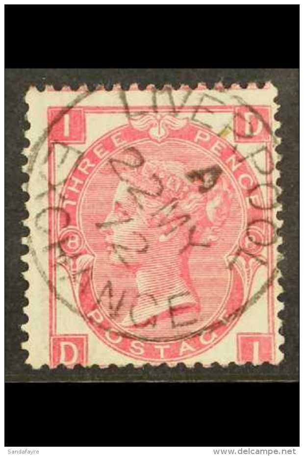 1872 3d Rose, Plate 8, SG 103, FU, Superb Liverpool Exchange Cds For More Images, Please Visit... - Otros & Sin Clasificación