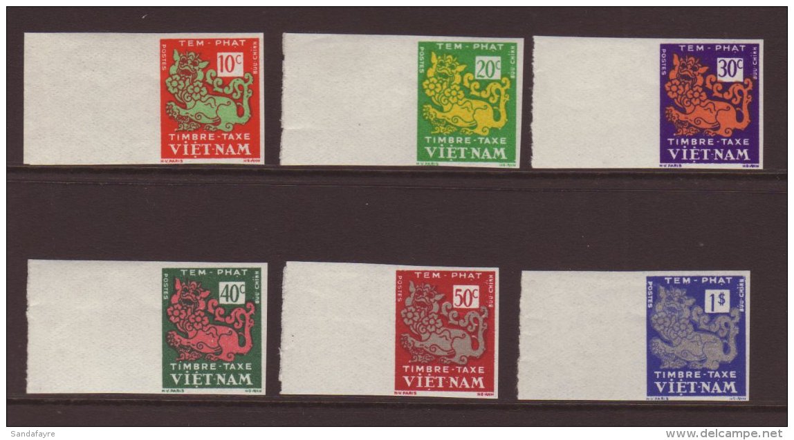 POST DUE 1952 Set IMPERF, NHM Hinged On Selvedge (6) For More Images, Please Visit... - Vietnam