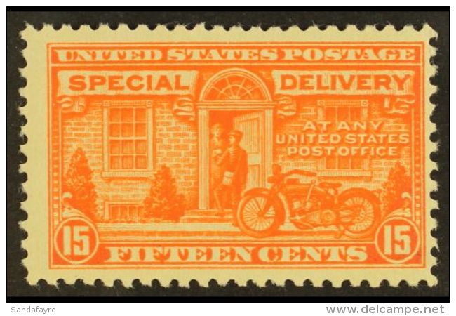 SPECIAL DELIVERY 1925 15c Deep Orange, Sc E13, NHM. For More Images, Please Visit... - Other & Unclassified