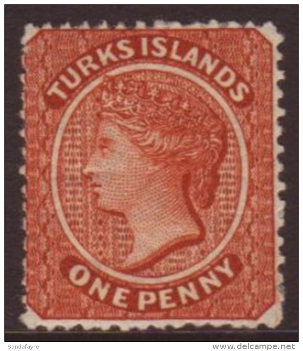 1881 1d Brown-red Wmk Crown CC SG.50 Fine Mint For More Images, Please Visit... - Turcas Y Caicos