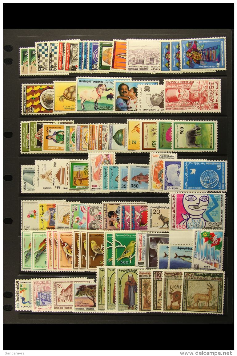 1985-92 Never Hinged Mint Accumulation, Cat.&pound;120+ (app 80 Stamps) For More Images, Please Visit... - Tunesien (1956-...)