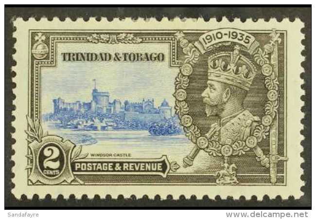 1935 Jubilee 2c Lightning Conductor, SG 239c, VFM. For More Images, Please Visit... - Trindad & Tobago (...-1961)