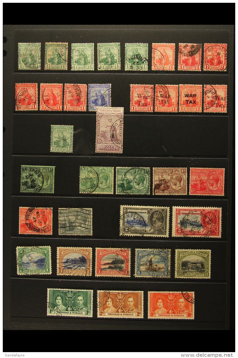 1913-72 Used Collection, Values To $4.80, KGVI Sets Etc (85+) For More Images, Please Visit... - Trinidad En Tobago (...-1961)