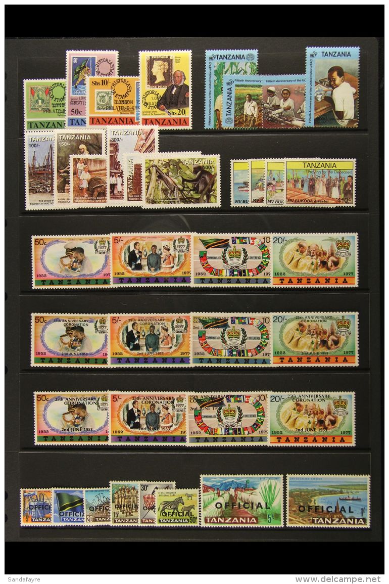 1970's-80s Fresh NHM Sets &amp; M/sheets Colln (66 Stamps &amp; 22 M/s) For More Images, Please Visit... - Tanzania (1964-...)