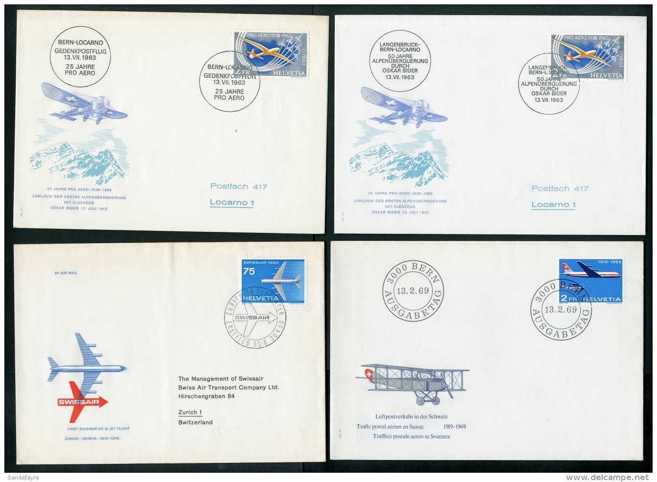 1963 - 1997 Seln Of Special Flight Covers (7 Items) For More Images, Please Visit... - Otros & Sin Clasificación