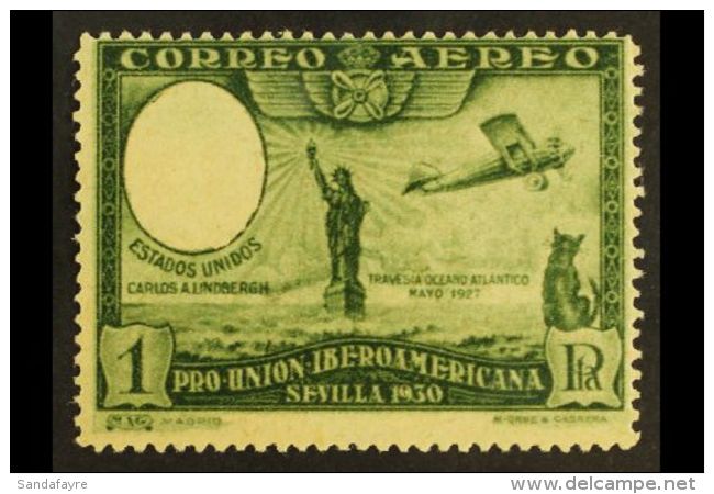 1930 1p Air Union P14 MISSING PORTRAIT Variety,Edifil 588ecef,NHM For More Images, Please Visit... - Otros & Sin Clasificación