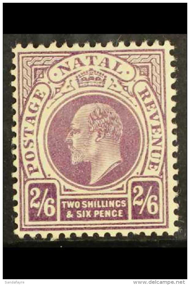 NATAL 1904-08 2s6d Purple, SG 157, Fine Mint, Fresh For More Images, Please Visit... - Ohne Zuordnung