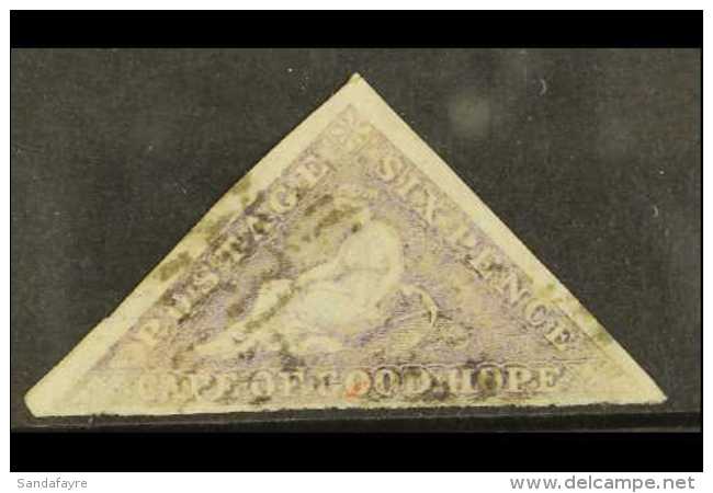 COGH 1858 6d Pl Rose-lilac, SG7, Used, 3 Marg, Bit Faded C&pound;300 For More Images, Please Visit... - Ohne Zuordnung