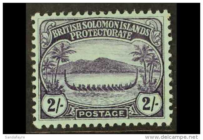 1908-11 2s Purple On Blue SG.15 VFM For More Images, Please Visit... - Salomonseilanden (...-1978)