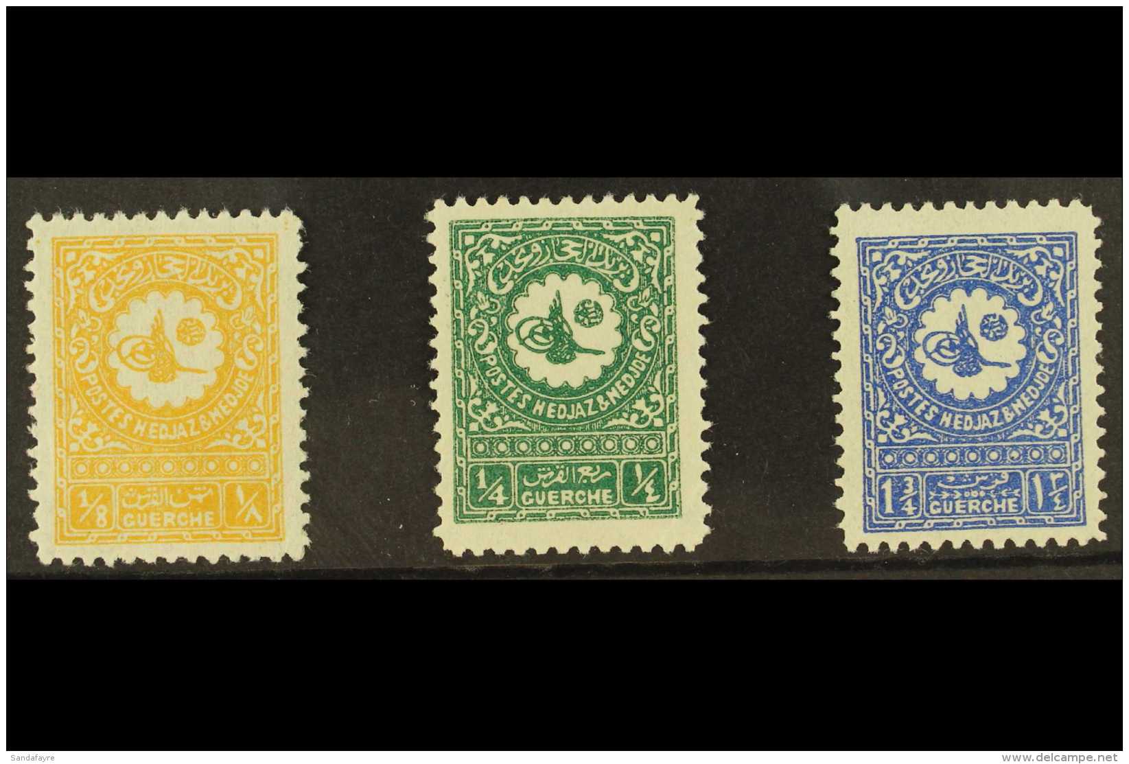 1931-32 Complete Set, SG 310/312, Very Fine Mint. (3 Stamps) For More Images, Please Visit... - Arabia Saudita