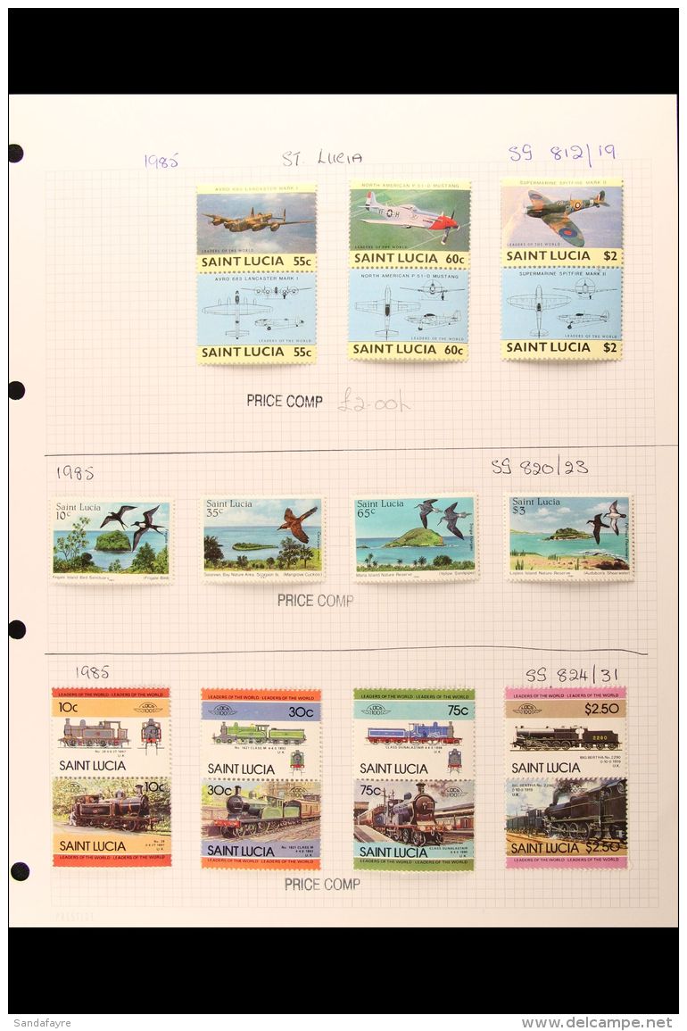 1970-2000 MINT COLLECTION, All Different, Many Sets (300+) For More Images, Please Visit... - St.Lucia (...-1978)