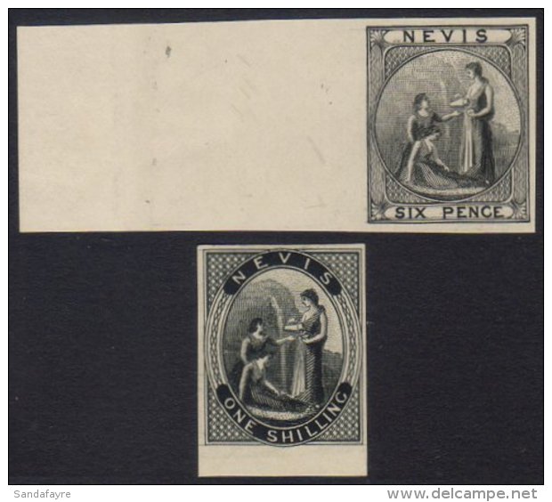 1931 Reprinted Proofs In Black Of 6d And 1s, Very Fine (2 Proofs) For More Images, Please Visit... - St.Cristopher-Nevis & Anguilla (...-1980)