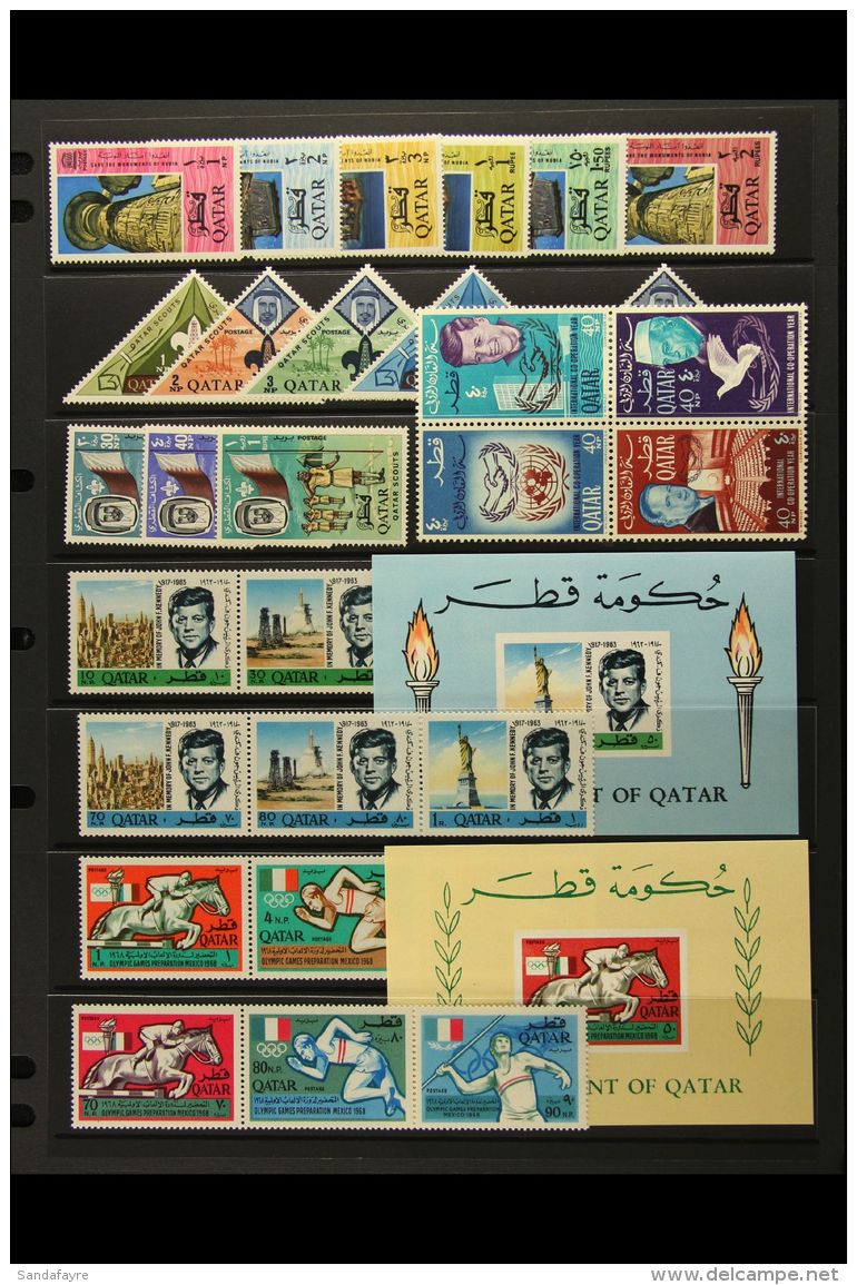 1965-1966 NHM Collection + Scarce Imperf M/s's (30 Stamps &amp; 2m/s) For More Images, Please Visit... - Qatar