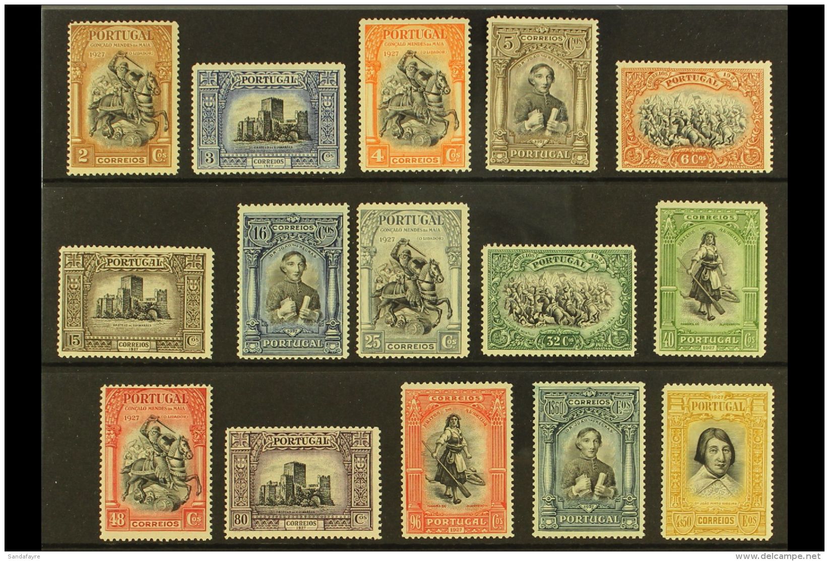 1927 Second Independence Compl Set, Michel 440/454 Fine Mint (15) For More Images, Please Visit... - Andere & Zonder Classificatie