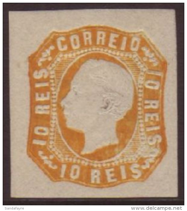 1905 REPRINT Of 1862-64 10r Orange-yl (SG 29),vfm,4 Large Margins For More Images, Please Visit... - Altri & Non Classificati