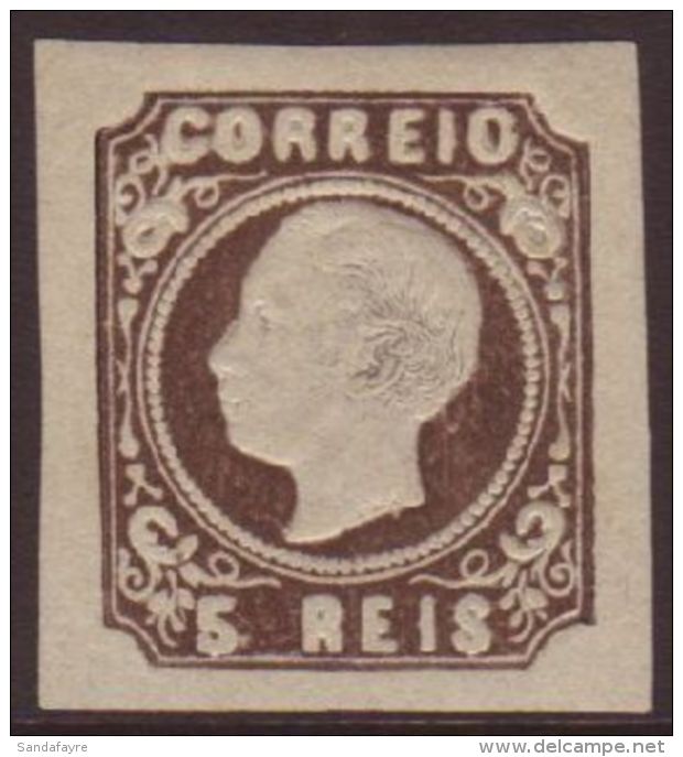 1905 REPRINT Of 1862-64 5r Brown (SG 25),vfm,4 Large Margins For More Images, Please Visit... - Altri & Non Classificati