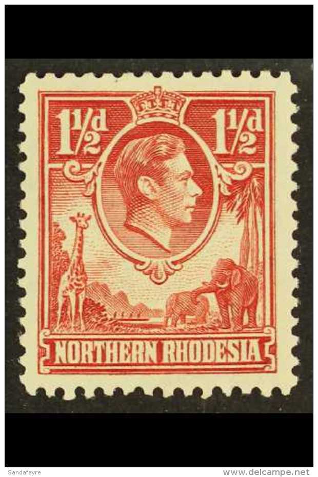 1938-52 1&frac12;d Carmine-red, SG 29, NHM. For More Images, Please Visit... - Rhodesia Del Nord (...-1963)